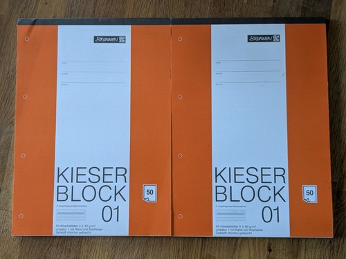 Kieserblock schulheft - kieserblock,