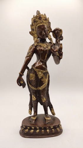 Bronzefigur tara stehende - tara,