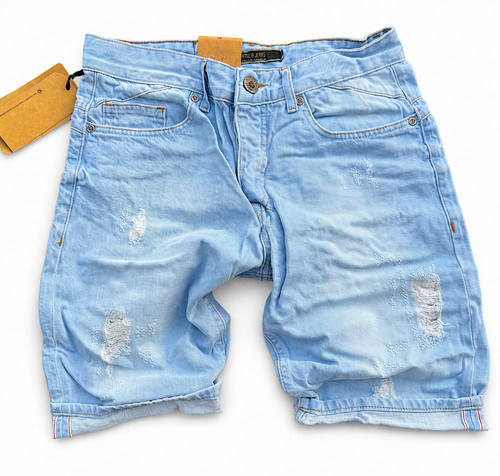 Herren jeansshorts bermuda - jeansshorts,