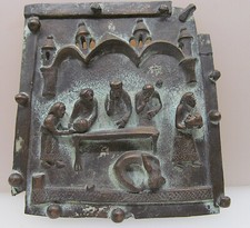 Tanz der Salome  Bronzetafel  Portaltür  Basilika San Zeno  Verona  Das Gastmahl