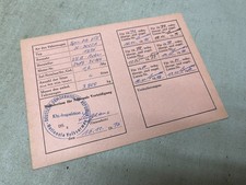 NVA LO 2002 A LKW 1975 Spez Kfz VTE Kabel Verleger Robur DDR Zulassungschein