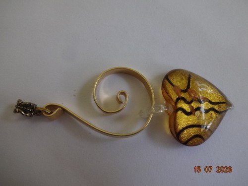Herz anhänger aus glas - anhÄnger, glas,