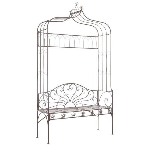Gartenbank 122cm eisen antik - gartenbank,