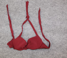 BIKINI OBERTEIL GRÖSSE 38 (75A)  WEINROT  MIT BÜGEL SCHAUMSTOFF H&M