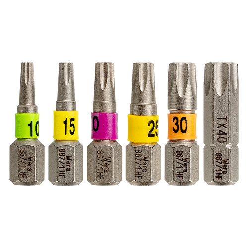 Wera 867 torx wood bits - torx®, hf