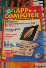 Happy Computer August 8/88 1988 (Markt & Technik) Magazin Commodore Atari PC