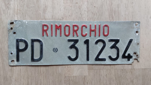 Nummernschild italien - nummernschild,