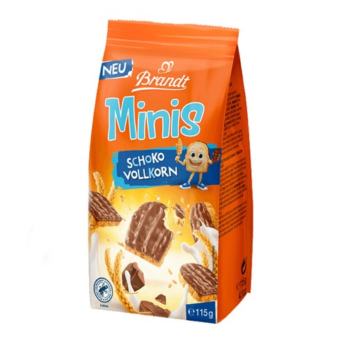 Brandt minis schoko - minis, vollkorn