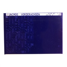 Unimog Vorderachse 737 .5 - Ersatzteilliste Ersatzteilkatalog auf Microfich 1996