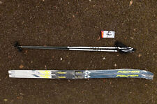 Fischer Langlaufski Set 170cm 50-65kg NNN Ski Langlauf Leki Stöcke 130cm Neu