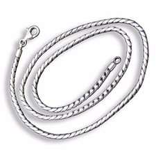 Einfache Flache 925er SILBER