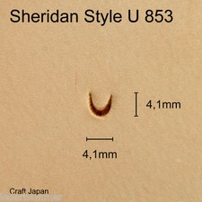 Punziereisen Sheridan Style U 853 - Mulefoot - Craft Japan