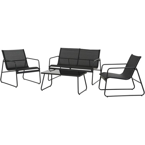 Gartenmöbel set tlg stahl - set, 4-tlg