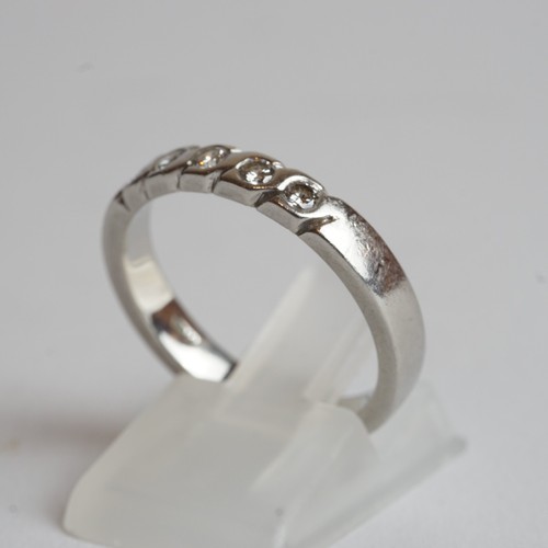 Platinring 950er mit - , 5