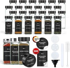 Gewürzgläser Eckig mit