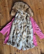 Pelz Parka Fell Jacke-XXL