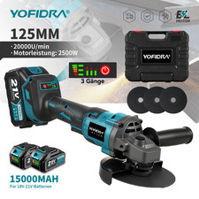 125mm Winkelschleifer 21V Akku