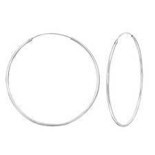 Creolen 50mm Ohrringe aus 925