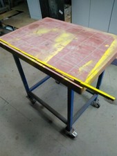 Werkstatttisch fahrbar gefliest Tisch Werkbank