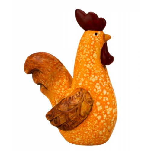 Schönes deko huhn orange - huhn,,