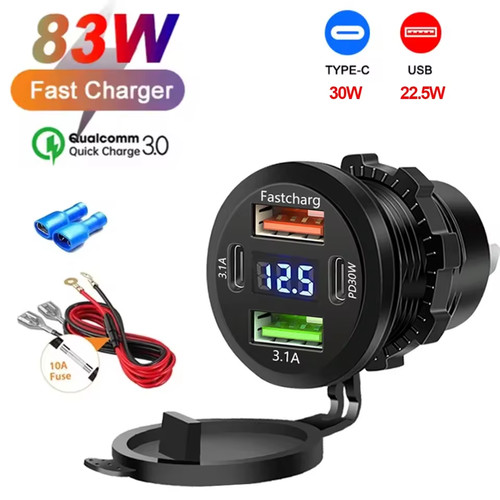 12v usb auto - qc, kfz
