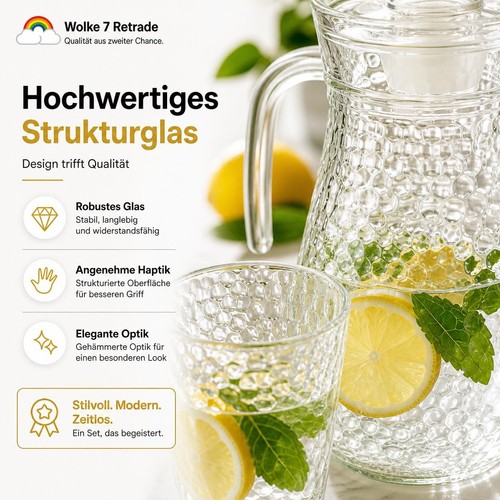 Teiliges glaskaraffe set 1 - set,