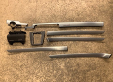 ALU GEBÜRSTET Dekor SET AUDI A4 S4 B6 B7 8E Dekorleisten Zierleisten Blenden