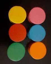 Quips Ravensburger 6 Spielsteine in 6 Farben Ersatzteile  gut erhalten