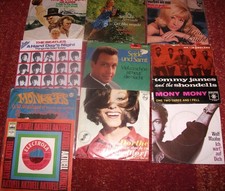 50 alte Single Schalllplatten