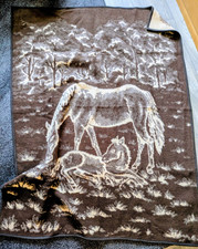 Decke mit Tiermotiv # Pferd
