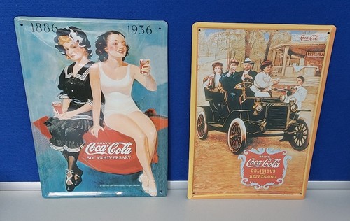 Blechschild coca cola - coca,