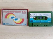 ORWO Magnetbandkassette K90 DDR Grün