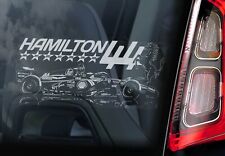 Lewis Hamilton 44 Aufkleber, Scuderia Ferrari F1 Auto Fenster Laptop Schild -V13