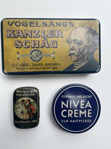 Antike blechdosen 1920 - antike,