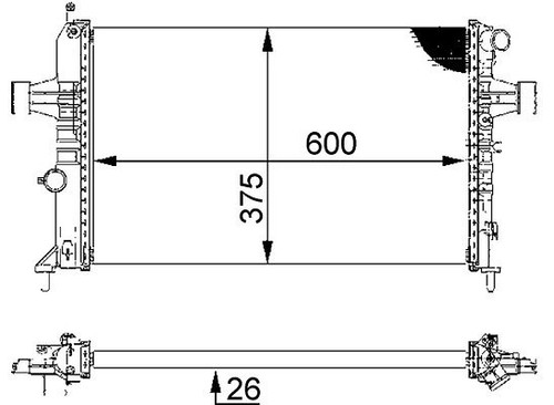 Mahle kühler motorkühlung - kühler,,