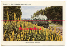 DRG – Postkarte „ Am Bahndamm im Weserland“