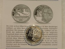 Belgien - 10 Euro - 925 Silber