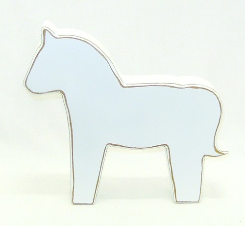 Deko pferd 26x23cm - deko,
