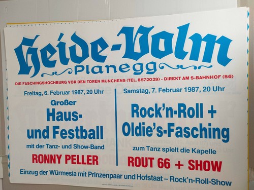 Plakat heide volm planegg - plakat,