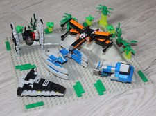 LEGO; 5 Star Wars Raumschiffe auf großer Grundplatte Kraterplatte incl. Zubehör