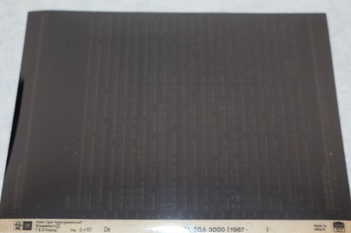 Opel omega 3000 1987 - opel, (1987-