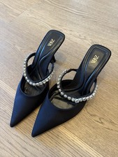 Zara Hoher Stiefel mit Absatz