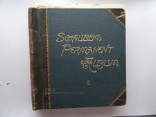 altes Briefmarken Vordruckalbum, Vordrucke von KA-BE u. Verlag Aschersleben