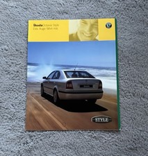 Skoda Octavia Style Prospekt Katalog Broschüre | 2001