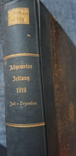 Allgemeine zeitung gebunden - allgemeine,