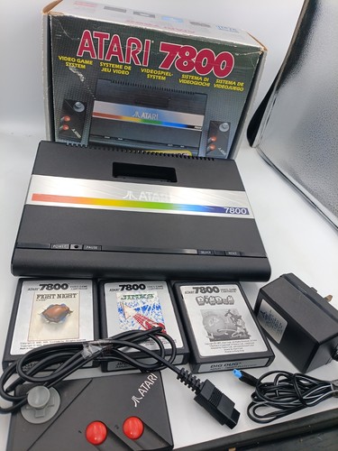 Atari 7800 konsole boxed mit - atari,