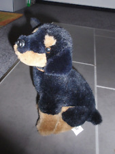 WIE NEU ! Stofftier Simba Toys süßer Kuschel   Rottweiler  sitzend  Sammlerstück