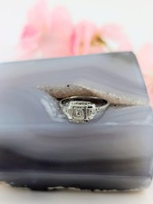 Art Deco Ring aus Weißgold