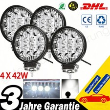 4X 42W LED Arbeitsscheinwerfer