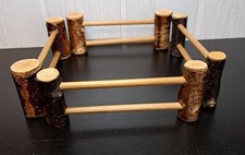 Holzzaun Umzäunung Bauernhof Krippe Handarbeit Kinder Spielzeug